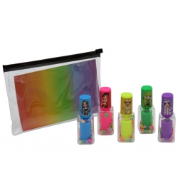 Set de 5 Marcadores con forma de pintauñas Rainbow High