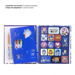 ALBUM ACTIVIDADES COLOREABLE SONIC PRIME