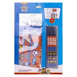 SET DE PAPELERÍA COLOREABLE PAW PATROL