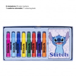 SET PAPELERÍA COLOREABLE MALETÍN STITCH