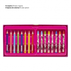 SET PAPELERÍA COLOREABLE MALETÍN MINNIE