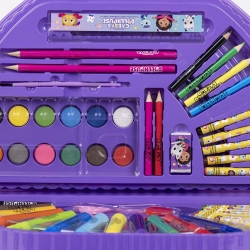 SET PAPELERÍA COLOREABLE 50 PIEZAS GABBY´S DOLLHOUSE