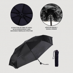 PARAGUAS MANUAL PLEGABLE HARRY POTTER HOGWARTS
