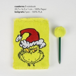 SET DE PAPELERÍA BOLÍGRAFO THE GRINCH