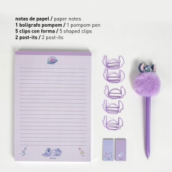 SET DE PAPELERÍA STITCH