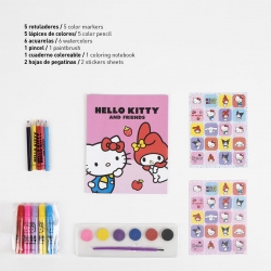 COLOREABLE MOCHILA HELLO KITTY