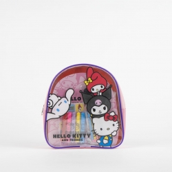 COLOREABLE MOCHILA HELLO KITTY