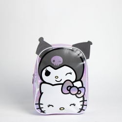 MOCHILA INFANTIL PERSONAJE APLICACIONES HELLO KITTY KUROMI