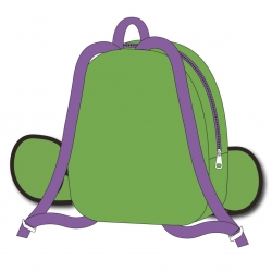 MOCHILA GUARDERIA PERSONAJE PELUCHE AVENGERS HULK