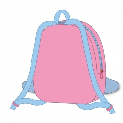 MOCHILA GUARDERIA PERSONAJE PELUCHE STITCH
