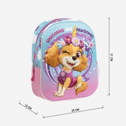 MOCHILA INFANTIL 3D PAW PATROL SKYE