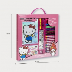 SET PAPELERÍA COLOREABLE DISPLAY HELLO KITTY