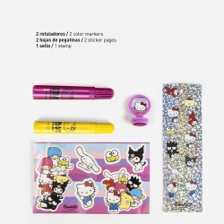 SET PAPELERÍA COLOREABLE DISPLAY HELLO KITTY