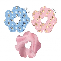 ACCESORIOS PELO COLETERO DE TELA 3 PIEZAS BLUEY