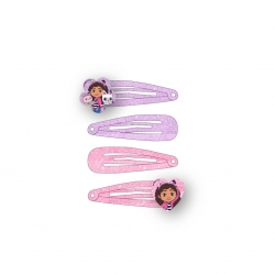 ACCESORIOS PELO CLIPS 4 PIEZAS GABBY´S DOLLHOUSE
