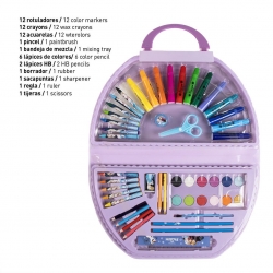 SET PAPELERÍA COLOREABLE 50 PIEZAS FROZEN