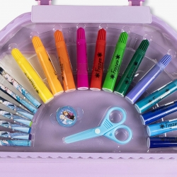 SET PAPELERÍA COLOREABLE 50 PIEZAS FROZEN