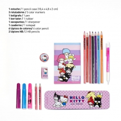 SET PAPELERÍA COLOREABLE HELLO KITTY