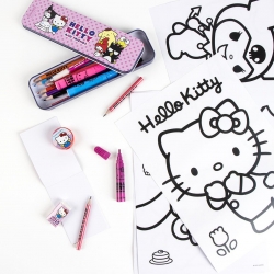 SET PAPELERÍA COLOREABLE HELLO KITTY