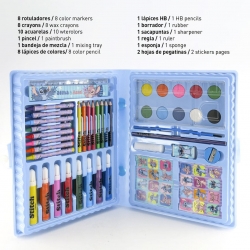 SET PAPELERÍA COLOREABLE CAJA STITCH