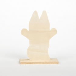 FIGURAS COLOREABLES MADERA BLUEY