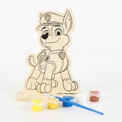 FIGURAS COLOREABLES MADERA PAW PATROL
