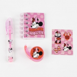 SET DE PAPELERÍA MINIMOCHILA MINNIE