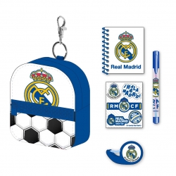SET DE PAPELERÍA MINIMOCHILA REAL MADRID