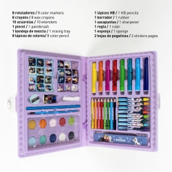 SET PAPELERÍA COLOREABLE CAJA FROZEN