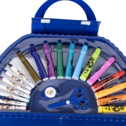 SET PAPELERÍA COLOREABLE 50 PIEZAS REAL MADRID