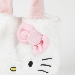 BOLSA SHOPPING PELUCHE HELLO KITTY