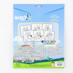 SET DE PAPELERÍA COLOREABLE BLUEY