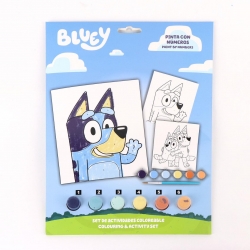 SET DE PAPELERÍA COLOREABLE BLUEY