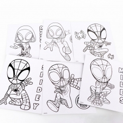 SET DE PAPELERÍA COLOREABLE SPIDEY