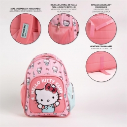 MOCHILA ESCOLAR MEDIANA 42 CM HELLO KITTY