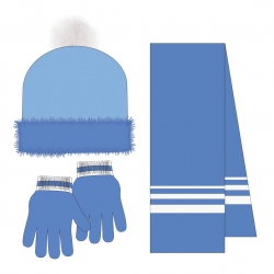 CONJUNTO 3 PIEZAS BUFANDA FROZEN