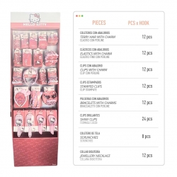 ACCESORIOS PELO DISPLAY HELLO KITTY
