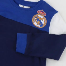 PIJAMA LARGO SINGLE JERSEY REAL MADRID