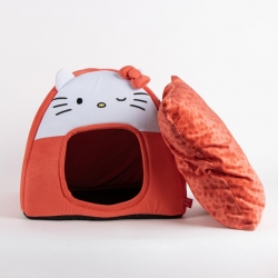 CUEVA CAMA PARA PERRO HELLO KITTY
