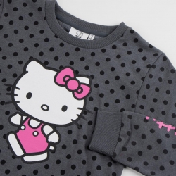 SUDADERA COTTON BRUSHED HELLO KITTY