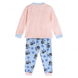 PIJAMA LARGO CORAL FLEECE APLICACIONES BLUEY