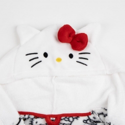 BATÍN CORAL FLEECE APLICACIONES HELLO KITTY