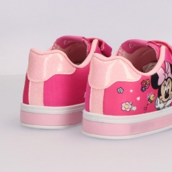 ZAPATILLA LONETA SUELA PVC CON LUCES MINNIE