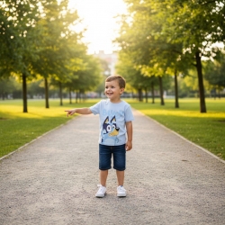 CAMISETA CORTA SINGLE JERSEY BLUEY