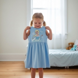 VESTIDO SINGLE JERSEY FROZEN