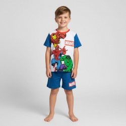 PIJAMA CORTO SINGLE JERSEY MARVEL