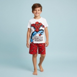 PIJAMA CORTO SINGLE JERSEY SPIDERMAN