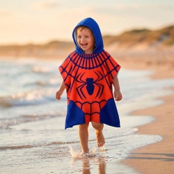 PONCHO MICROFIBRA SPIDERMAN