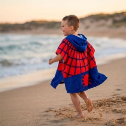 PONCHO MICROFIBRA SPIDERMAN