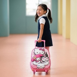 MOCHILA INFANTIL TROLLEY 3D HELLO KITTY